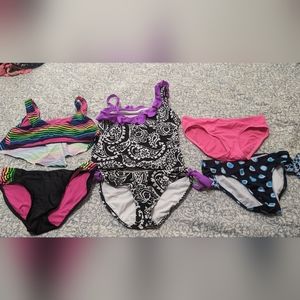 Girls Size 14/16 Swimsuit Lot Name Brand
